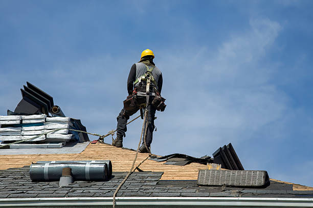 Professional Flat Roof Repair technician working in Morrow, OH